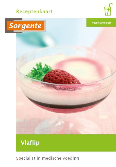 Sorgente receptkaart yoghurtbasis VZR vlaflip
