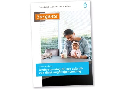 Vernieuwde brochure ‘Ondersteuning bij het gebruik van dieetzuigelingenvoeding’