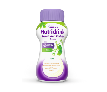 Nieuw bij Sorgente: Nutridrink Plantbased Protein 2 kcal 